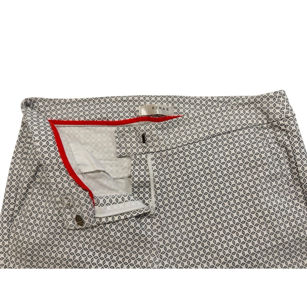 Kenar‎ Women's Brown Multi Pattern Stretch Casual Career Pants Size 8 - Picture 3 of 8